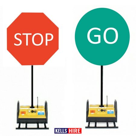 Automatic STOP/GO Signs – Kells Hire, Ireland