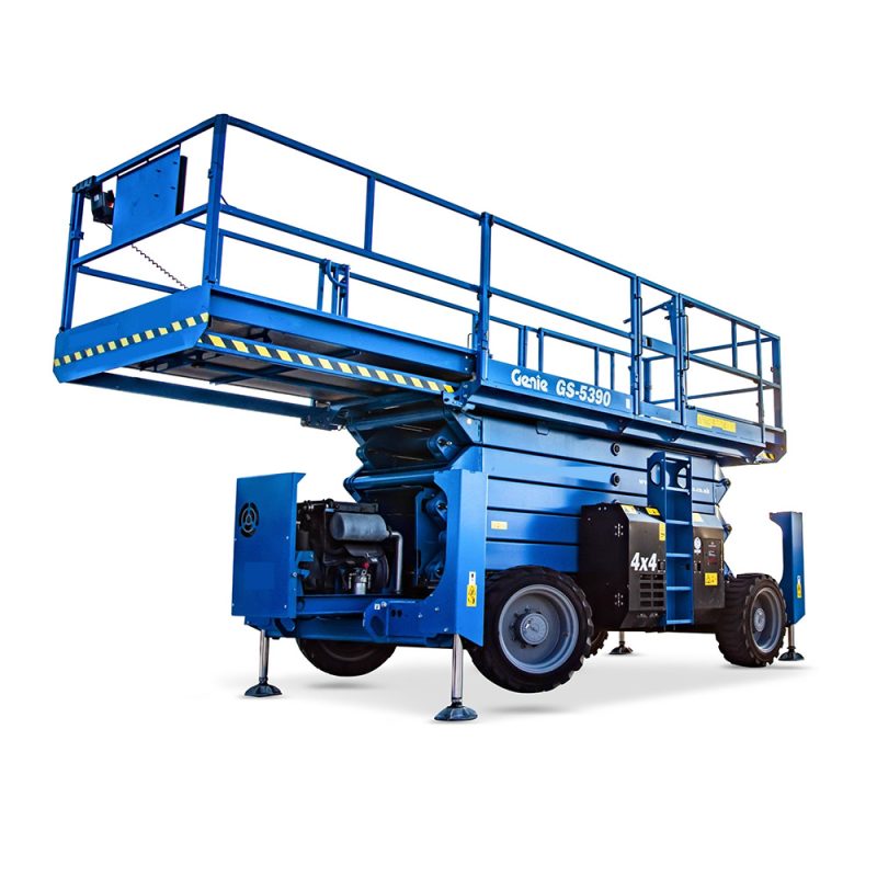Genie GS5390RT Diesel Scissors 53ft - Kells Hire