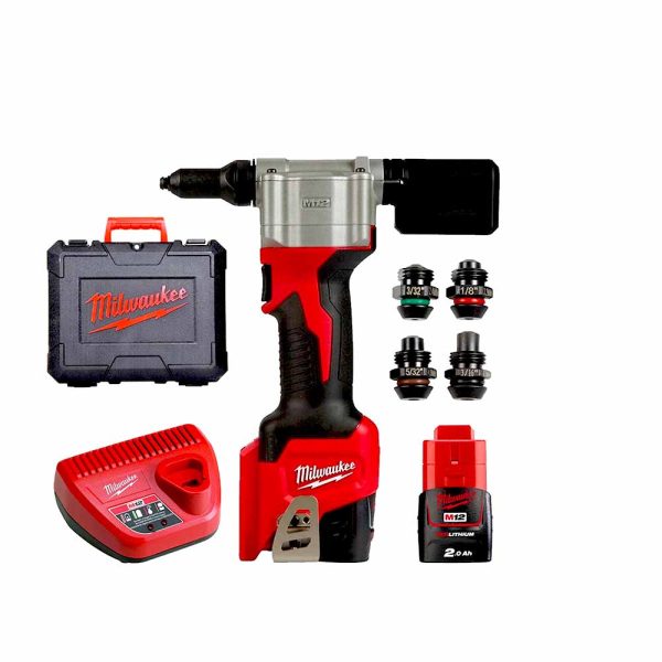 Milwaukee Rivet Gun Cordless M12BPRT - Kells Hire