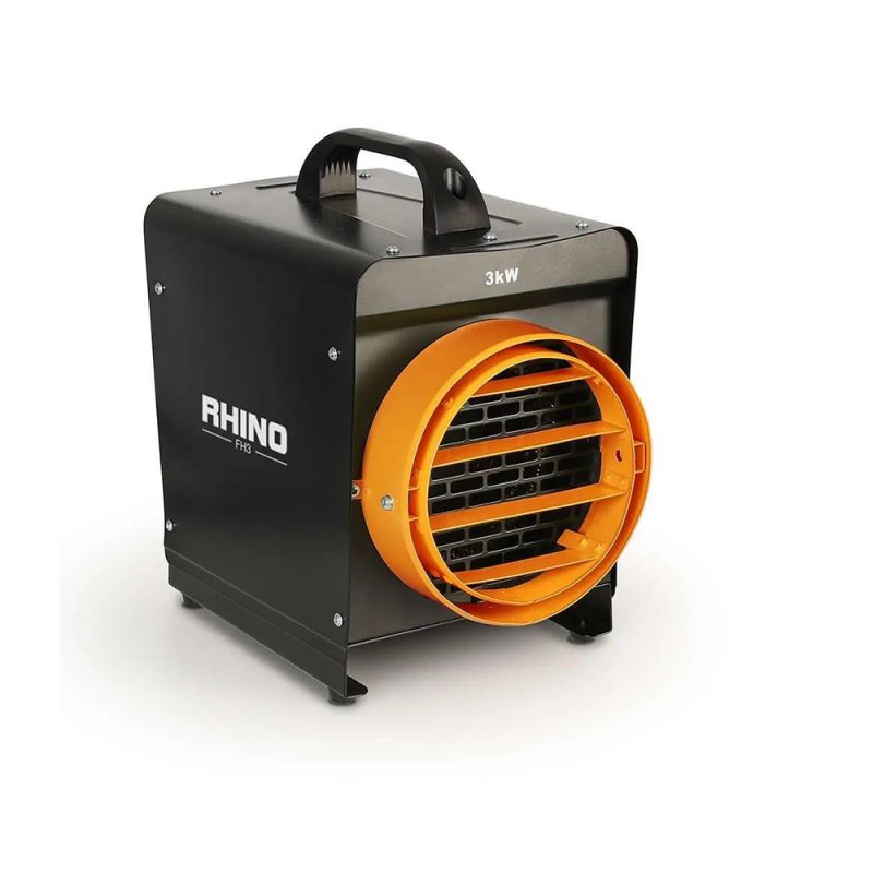 Rhino 3kW Fan Heater FH3 - Kells Hire