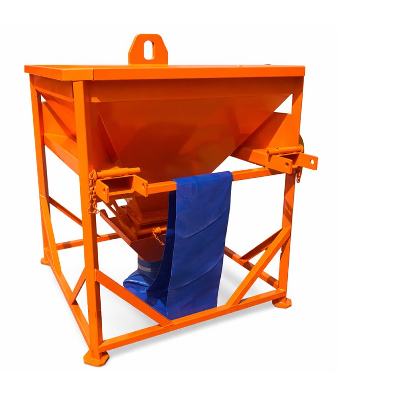 Straight Flow Square Concrete Skip 750L - Kells Hire Centre